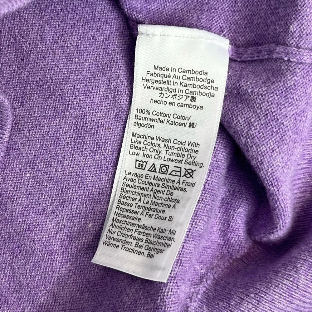 J. Crew Polo Sweater in Vibrant Orchid, Size XS